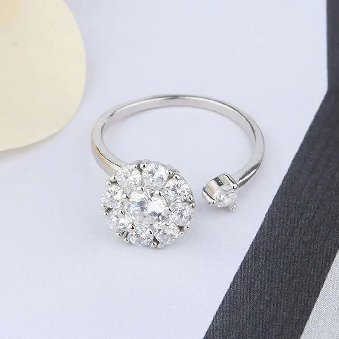 Adjustable Crystal Rotating Ring