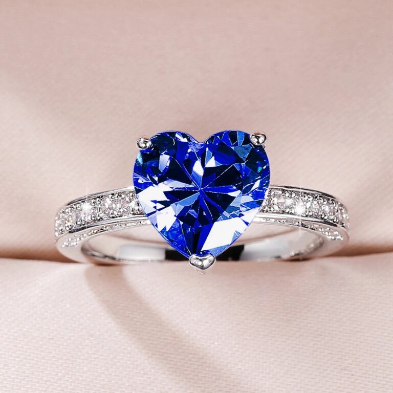 Magical Heart Ring- Royal Blue