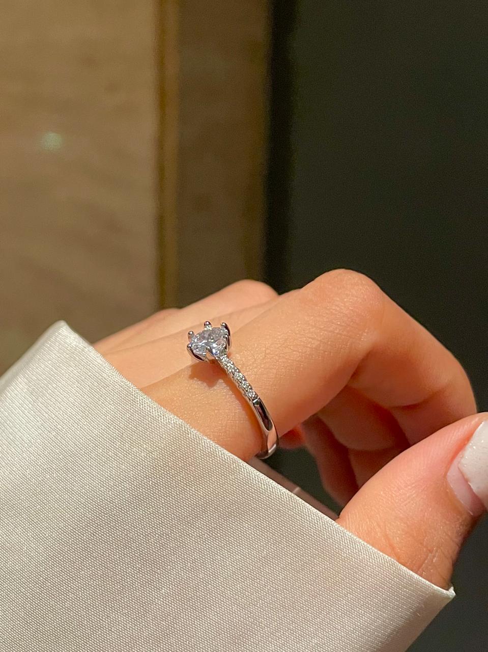 Emily in Dreams Solitaire Ring