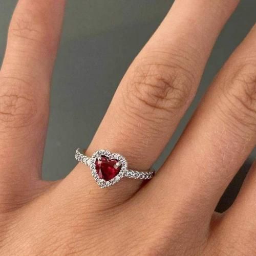 Crimson Heart Ring