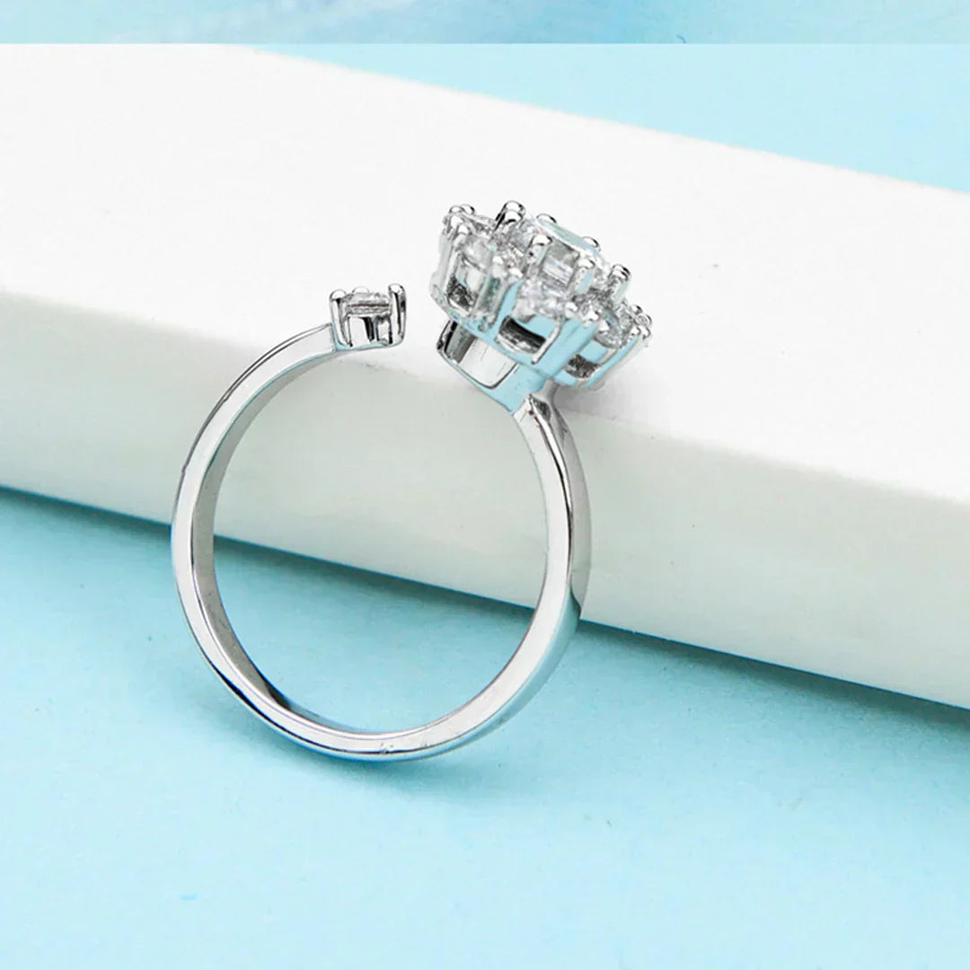 Adjustable Crystal Rotating Ring