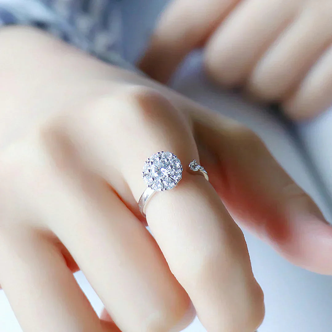 Adjustable Crystal Rotating Ring
