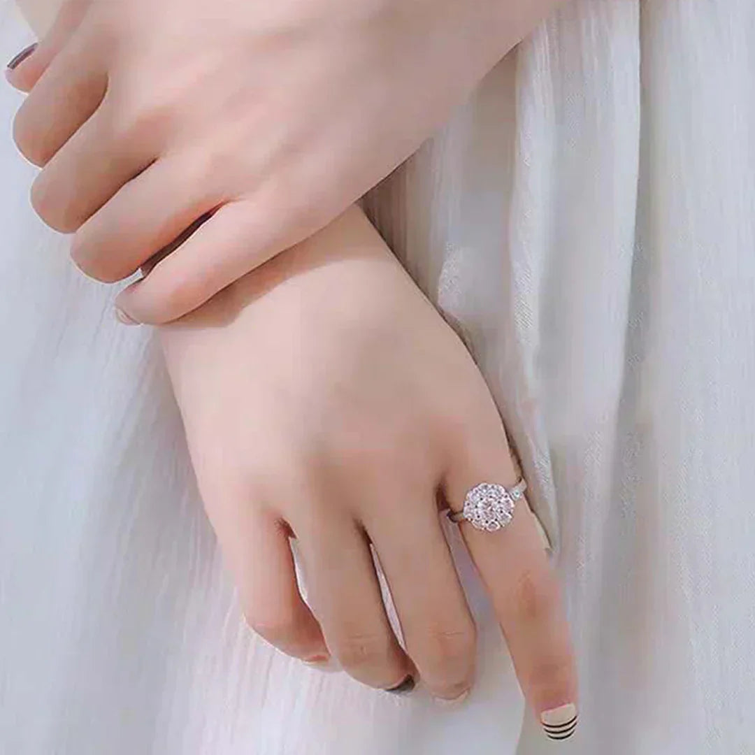 Adjustable Crystal Rotating Ring