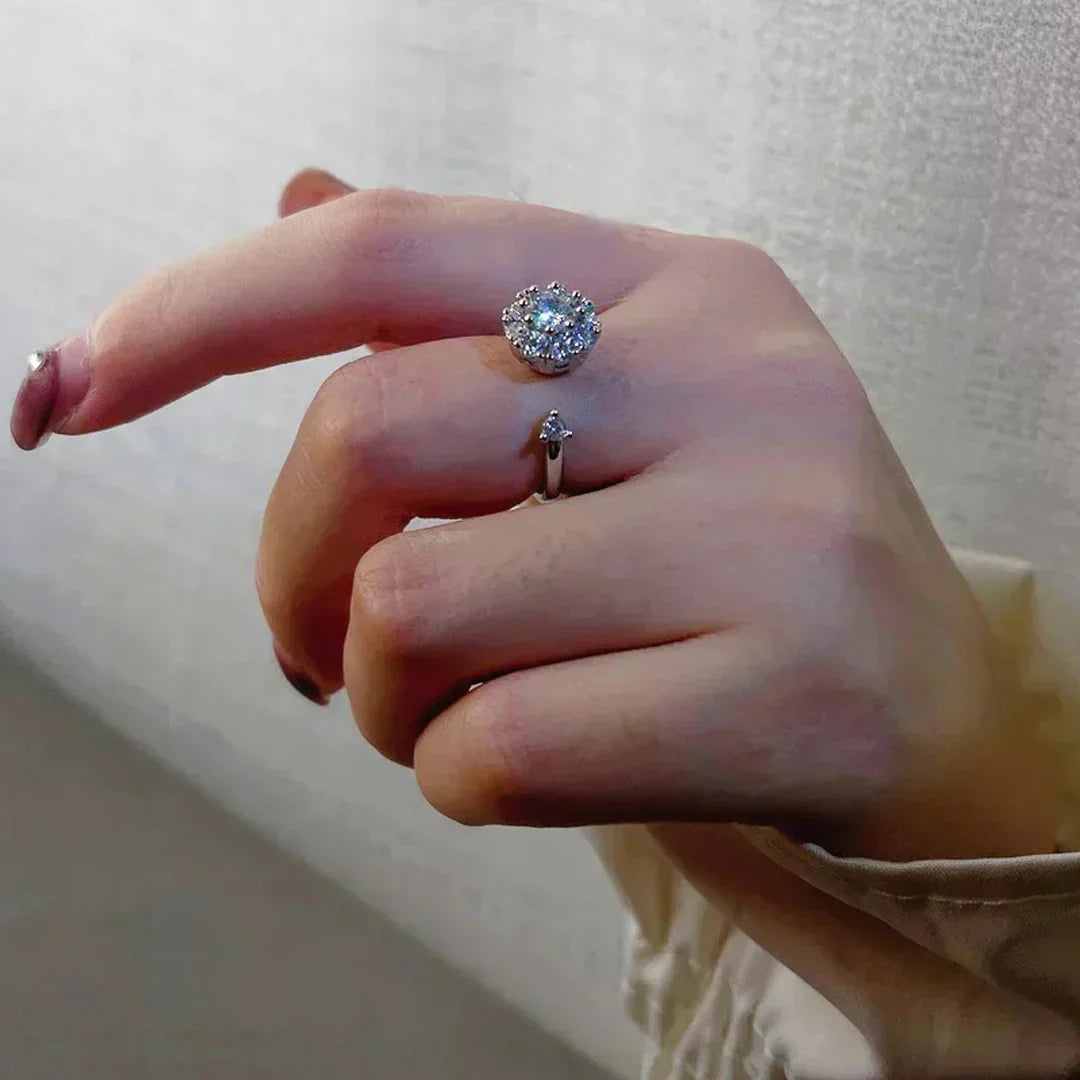 Adjustable Crystal Rotating Ring