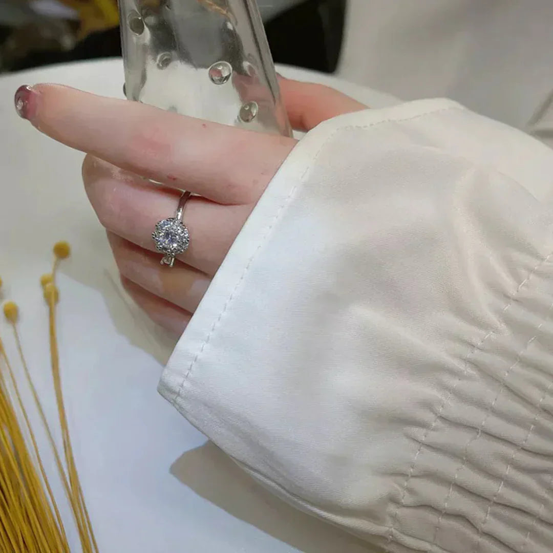 Adjustable Crystal Rotating Ring