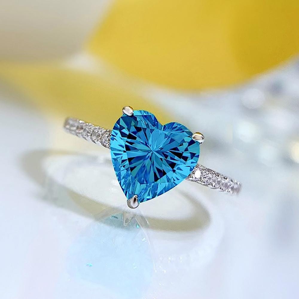 Waves of Love – Ocean Heart Ring