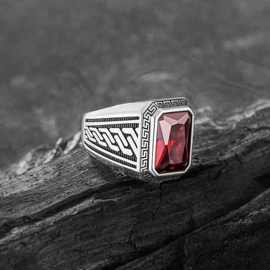Ancient Greek Mythology - Red Turkish Ring