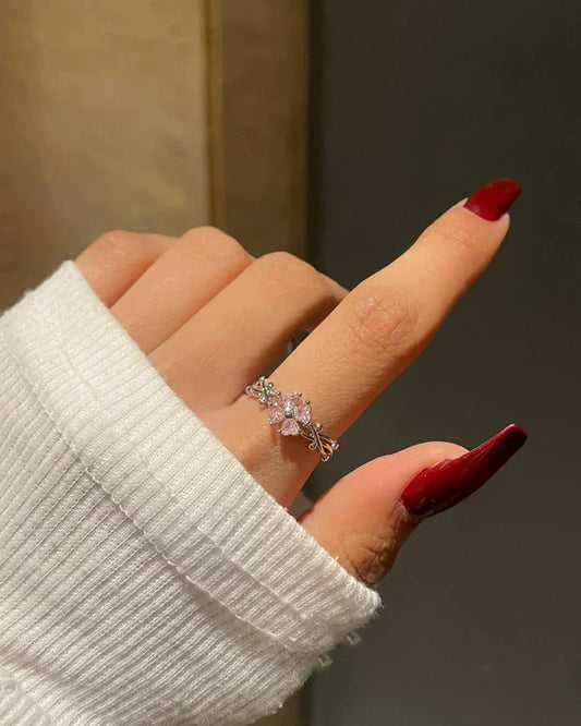 Periwinkle Ring- pink