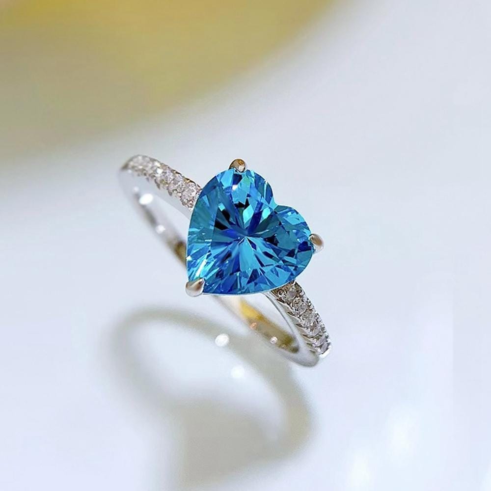Waves of Love – Ocean Heart Ring